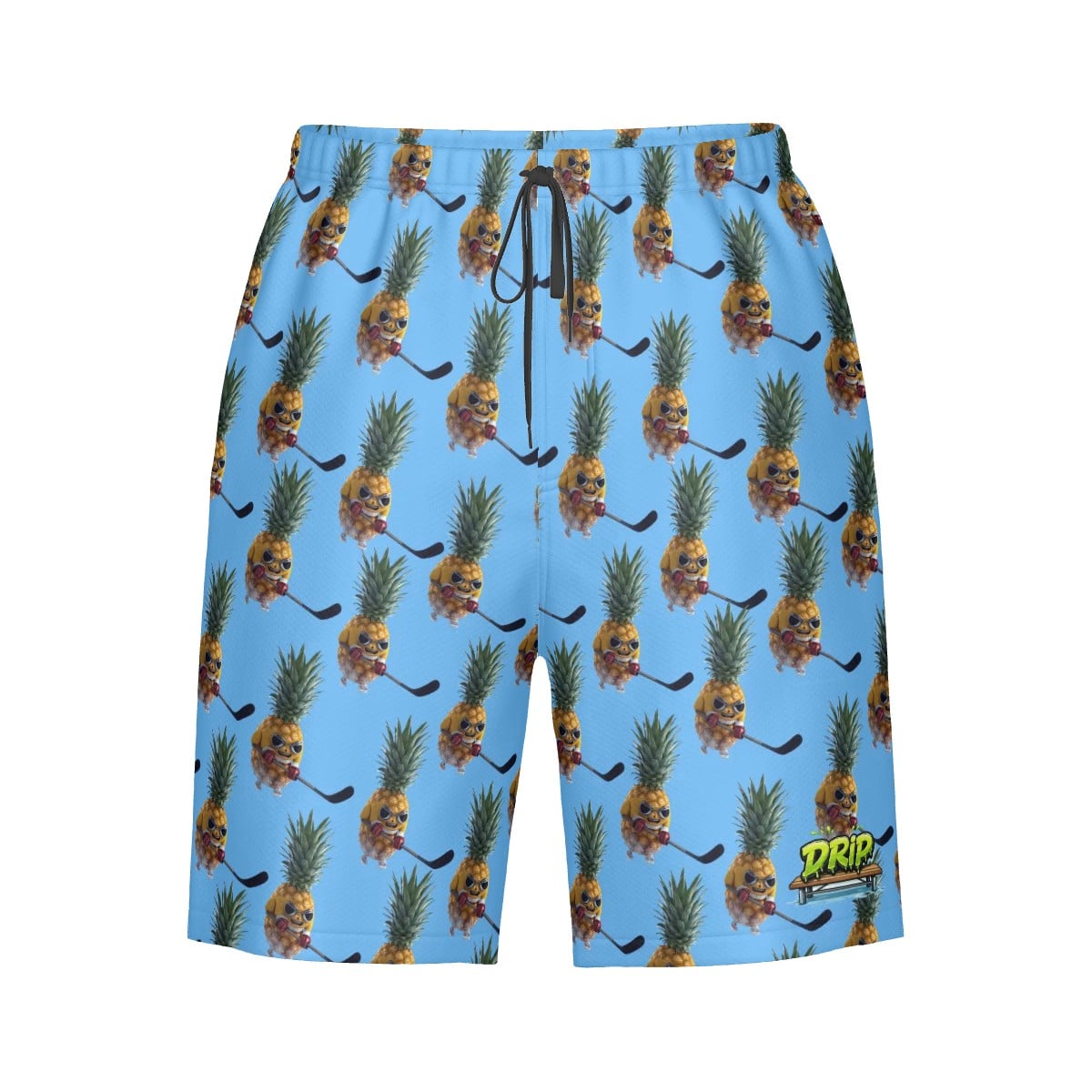 Men/Teen Swim Shorts - Piney Snipes Sky Blue