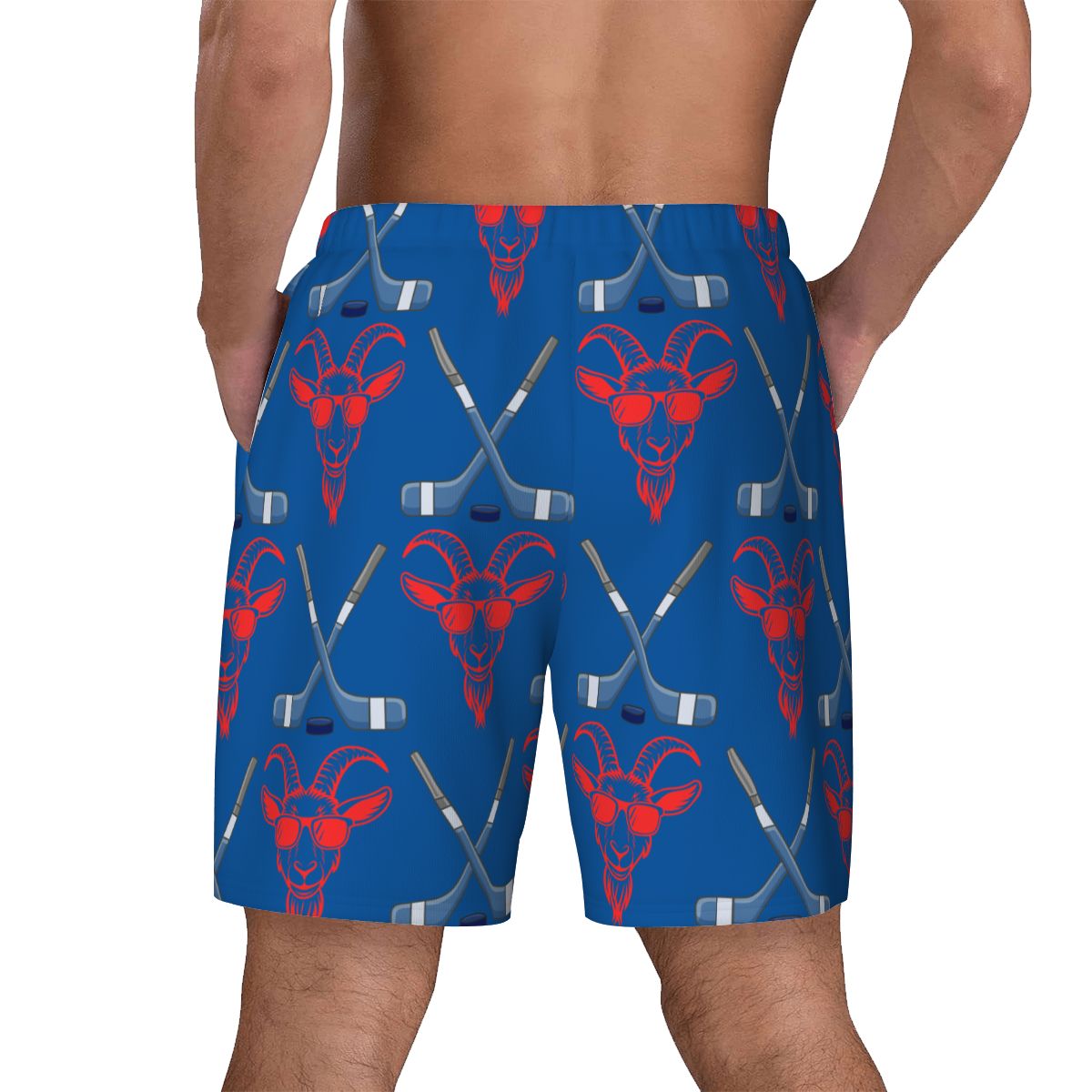 W2W Pro Mesh Hybrid Shorts - Goated Hockey Dark Blue