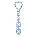 Game Day Tie - Baseballs Classic Blue