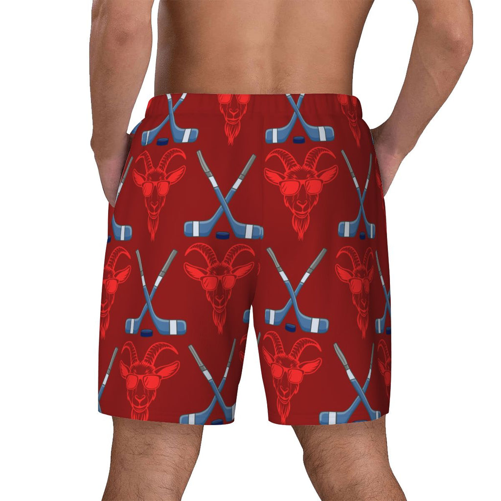 W2W Pro Mesh Hybrid Shorts - Goated Hockey Classic Red