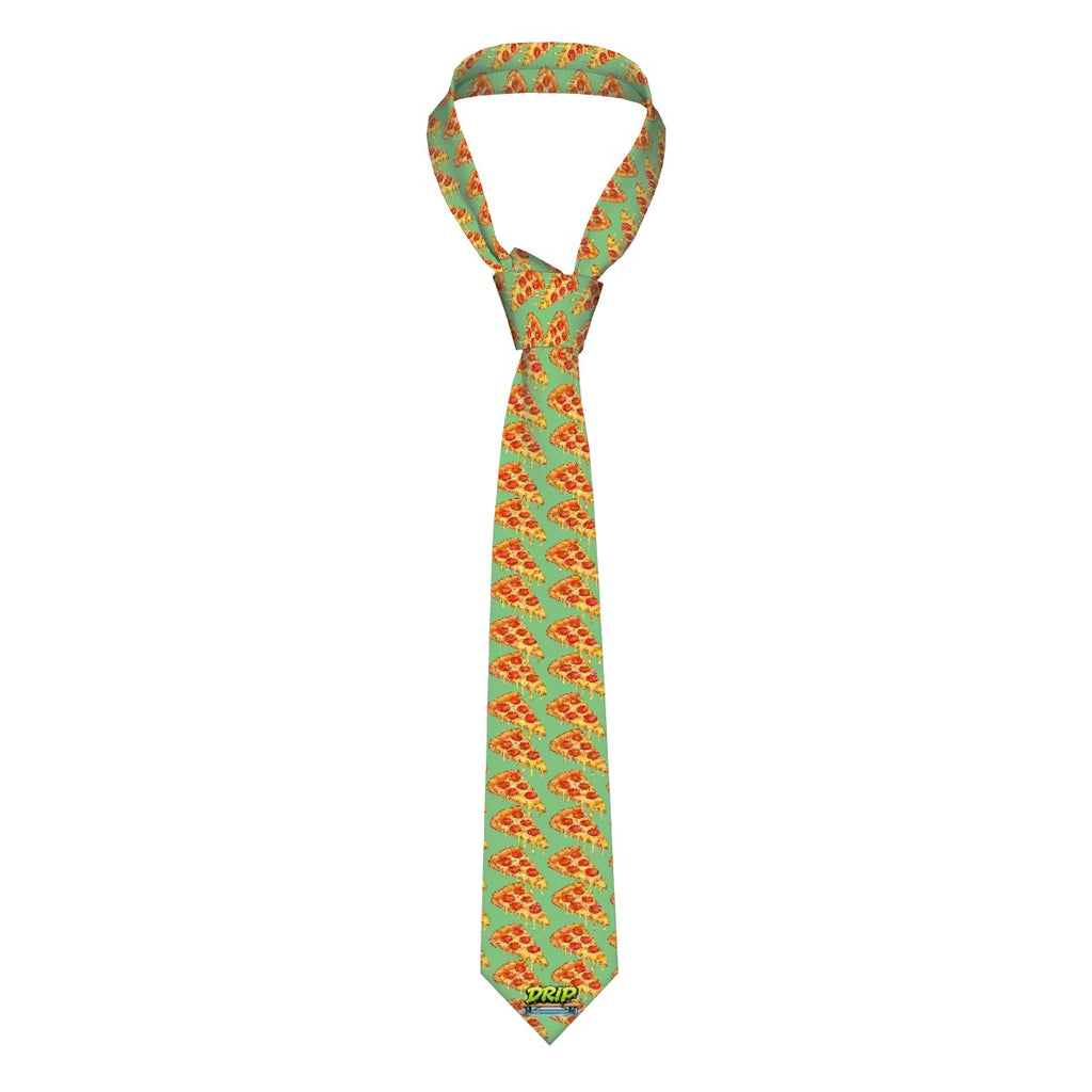 Game Day Tie - Pizza Green