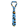 Game Day Tie - Drip Bench Leopard Sky Blue