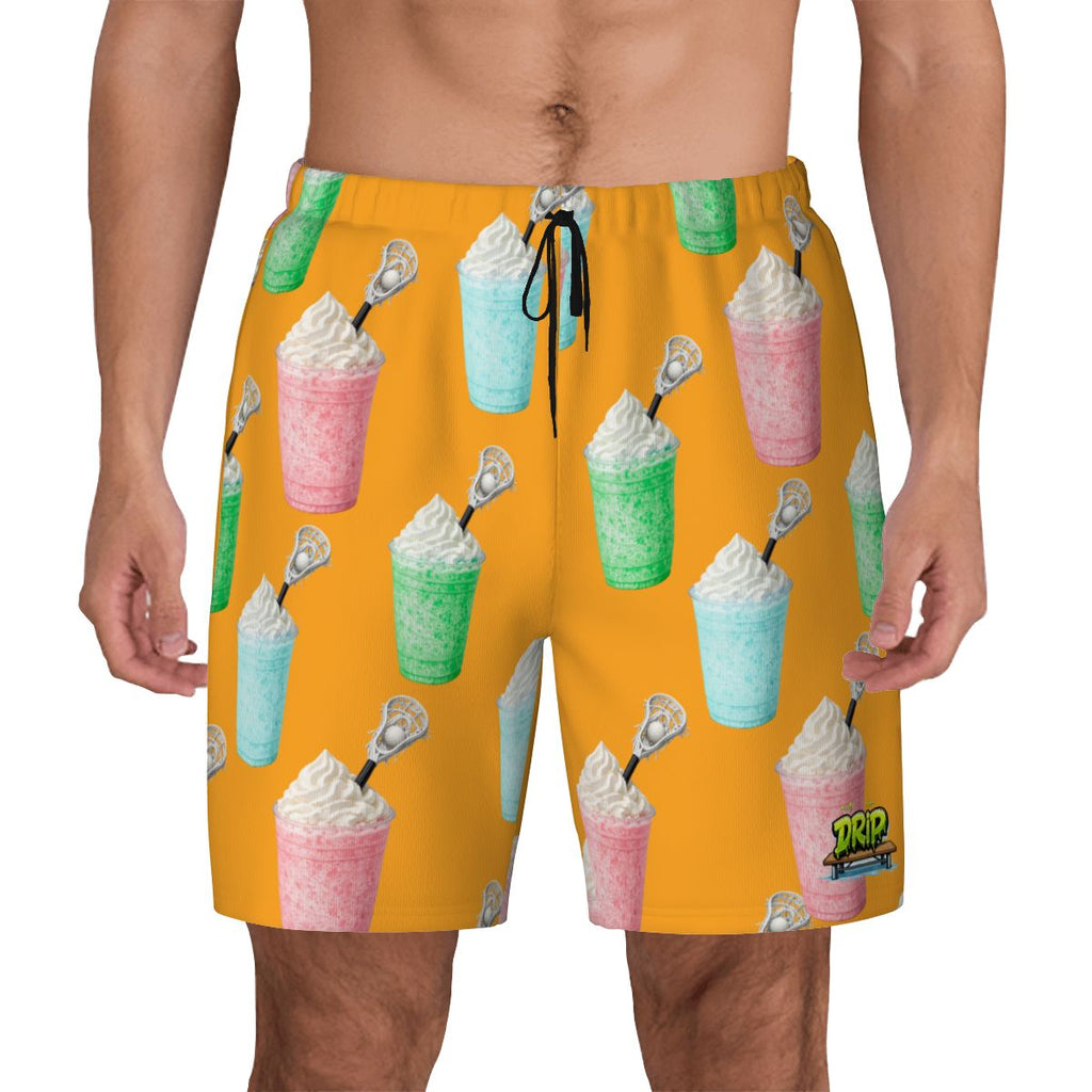 W2W Pro Mesh Hybrid Shorts - Ice Cream Lacrosse Orange