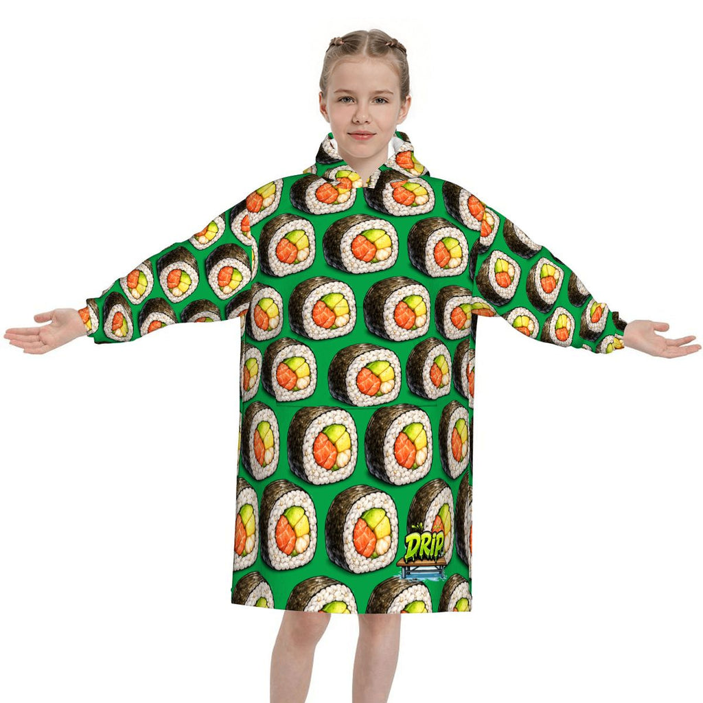 Youth Blanket Sweatshirt - Sushi