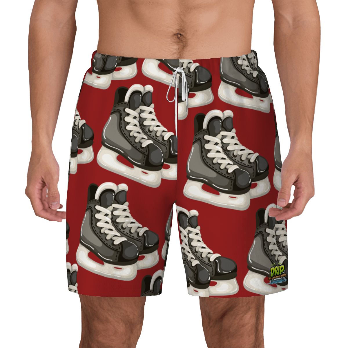 W2W Pro Mesh Hybrid Shorts - Hockey Skates Classic Red