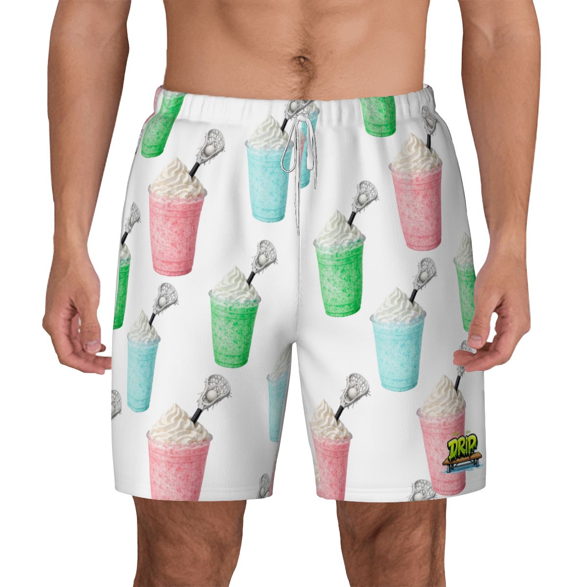 W2W Pro Mesh Hybrid Shorts - Ice Cream Lacrosse White