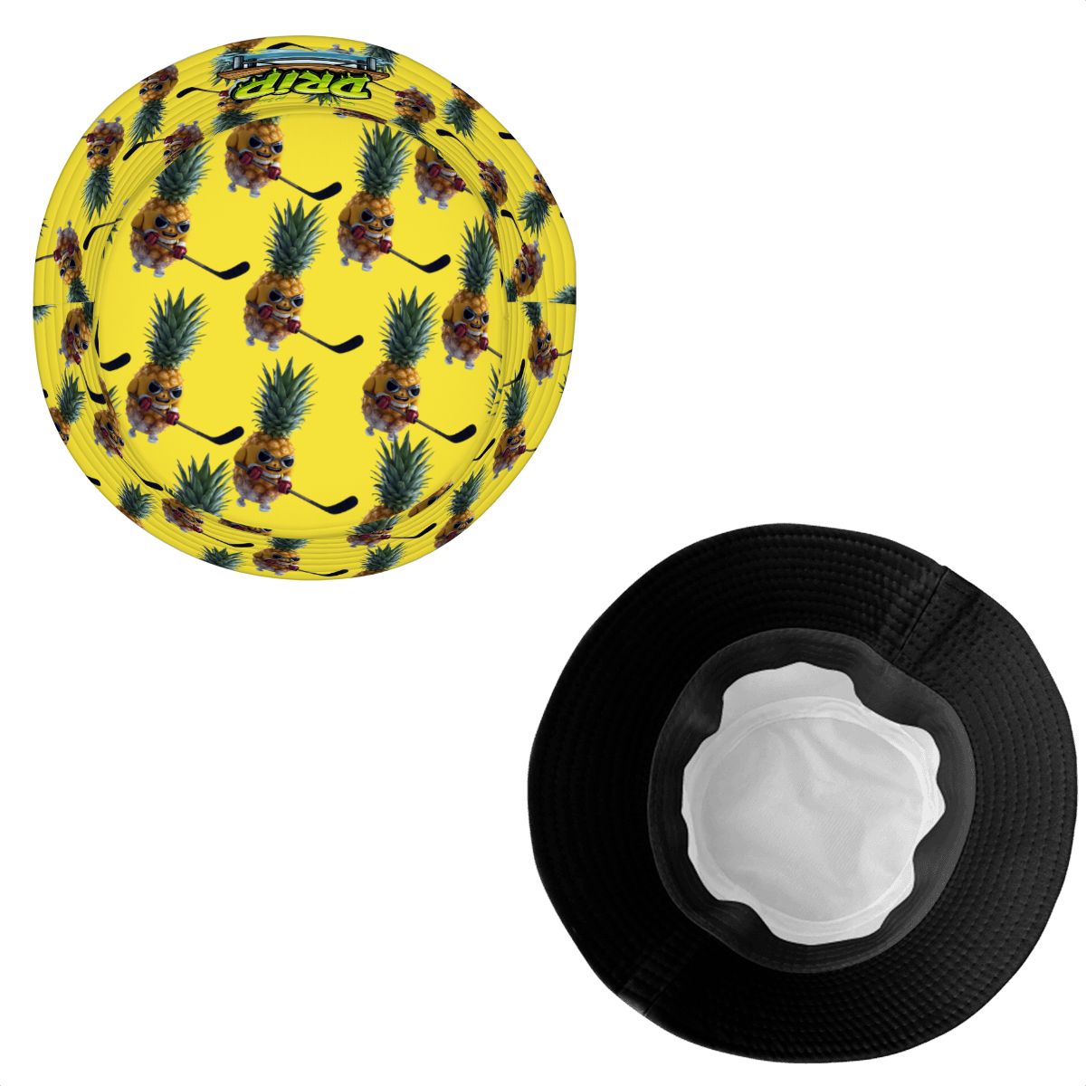 Drip Bucket Hat - Piney Snipe Yellow