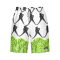 Men/Teen Swim Shorts - Lettuce Hockey Flo White