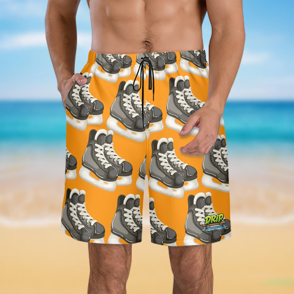 Water to Workout Hybrid Shorts - Hockey Skates Orange