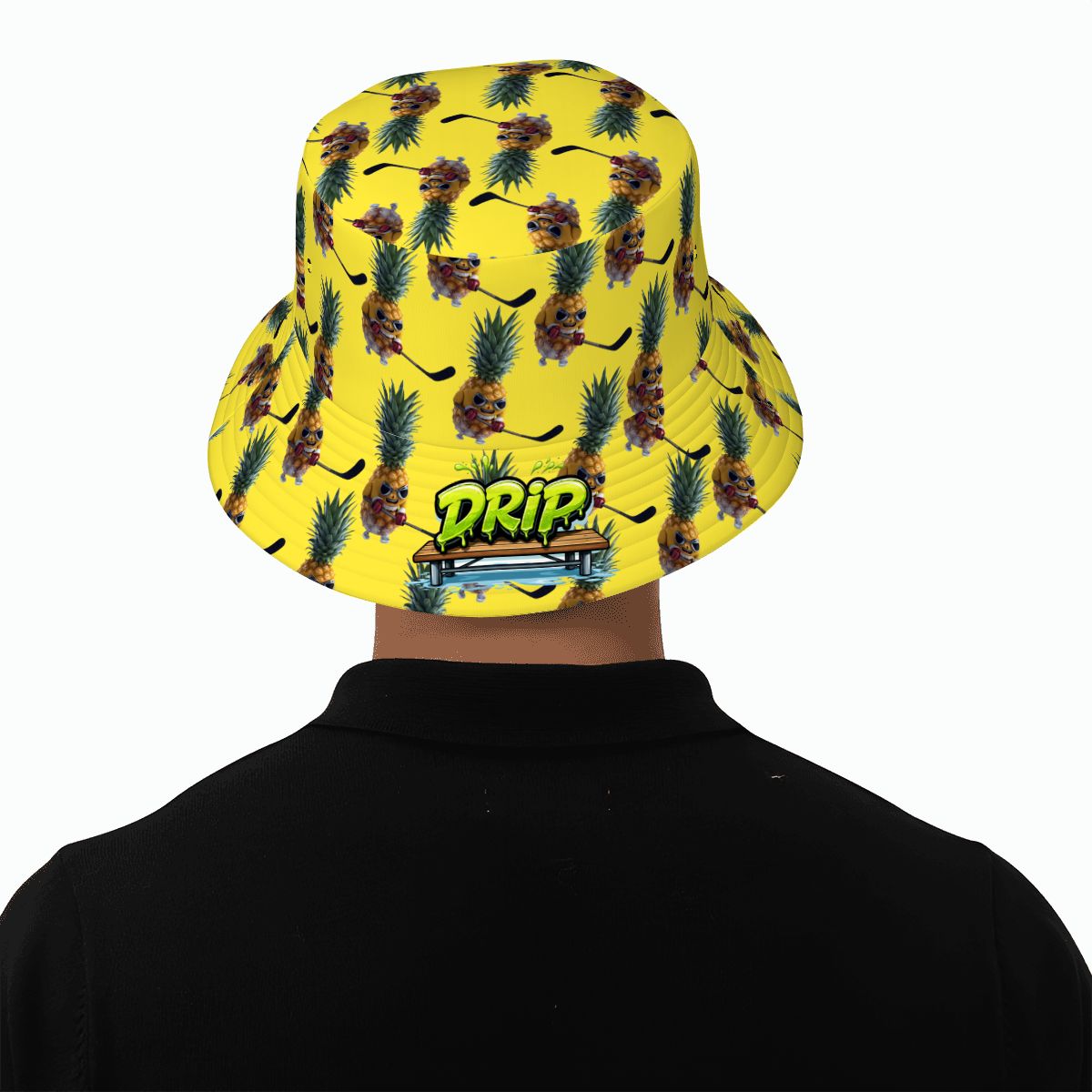 Drip Bucket Hat - Piney Snipe Yellow