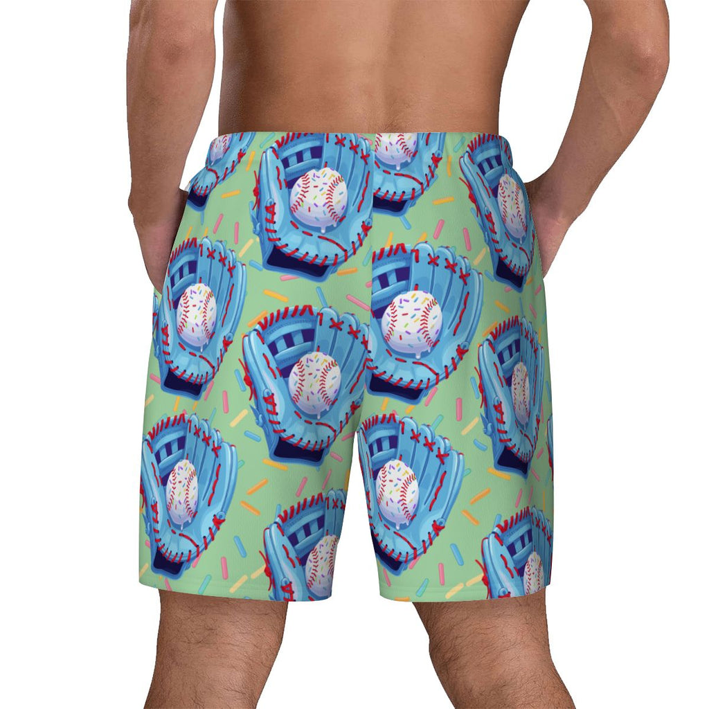 W2W Pro Mesh Hybrid Shorts - Baseball Sprinkles Drip Mint Green