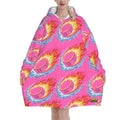 Adult Blanket Sweatshirt - Flamin Hockey Pucks Hot Pink