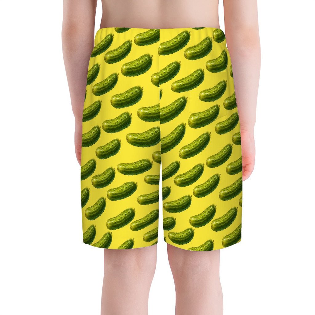 Youth Swim Shorts - Pickled Yellow