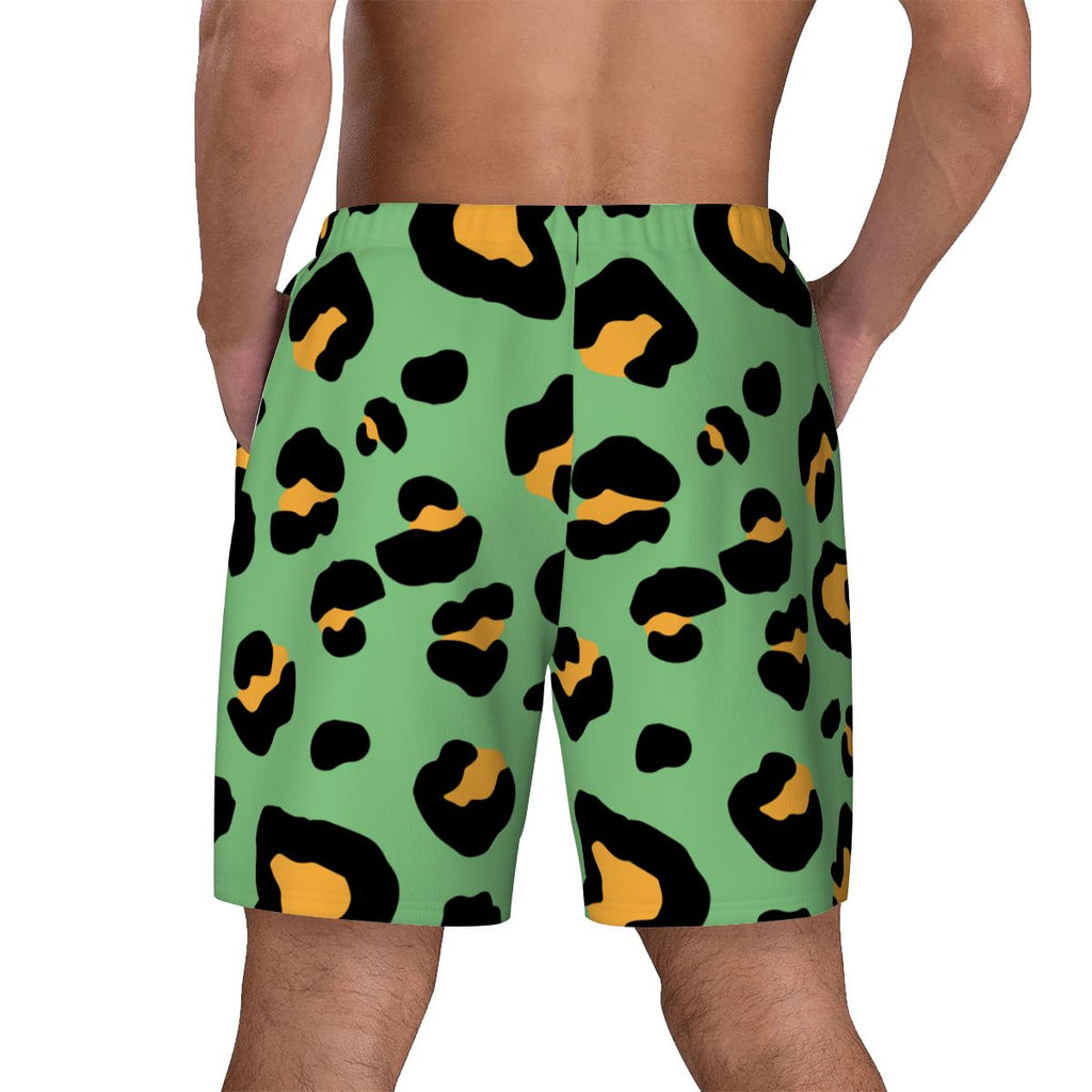 W2W Pro Mesh Hybrid Shorts - Drip Bench Leopard Green