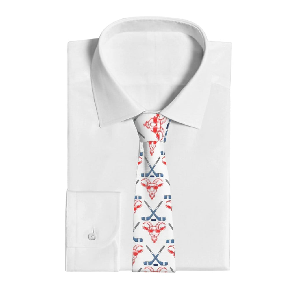 Game Day Tie - Hockey Goated White