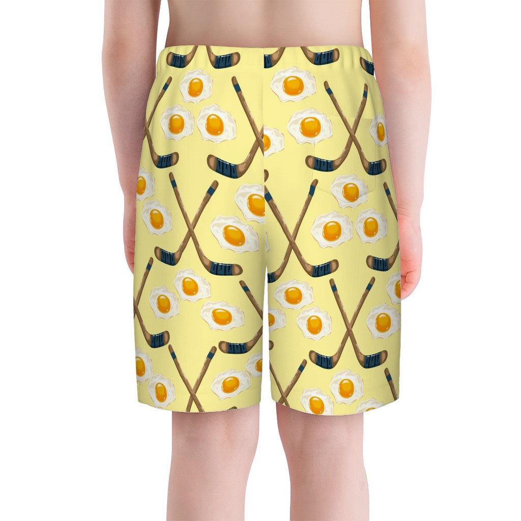 Youth Swim Shorts - Sunnyside Snipes Yellow
