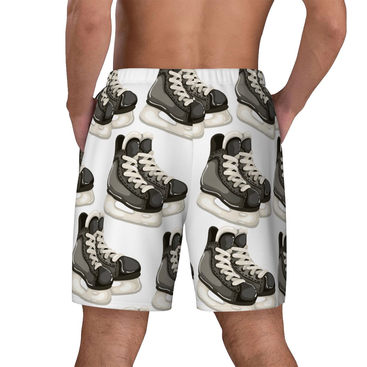 W2W Pro Mesh Hybrid Shorts - Hockey Skates White