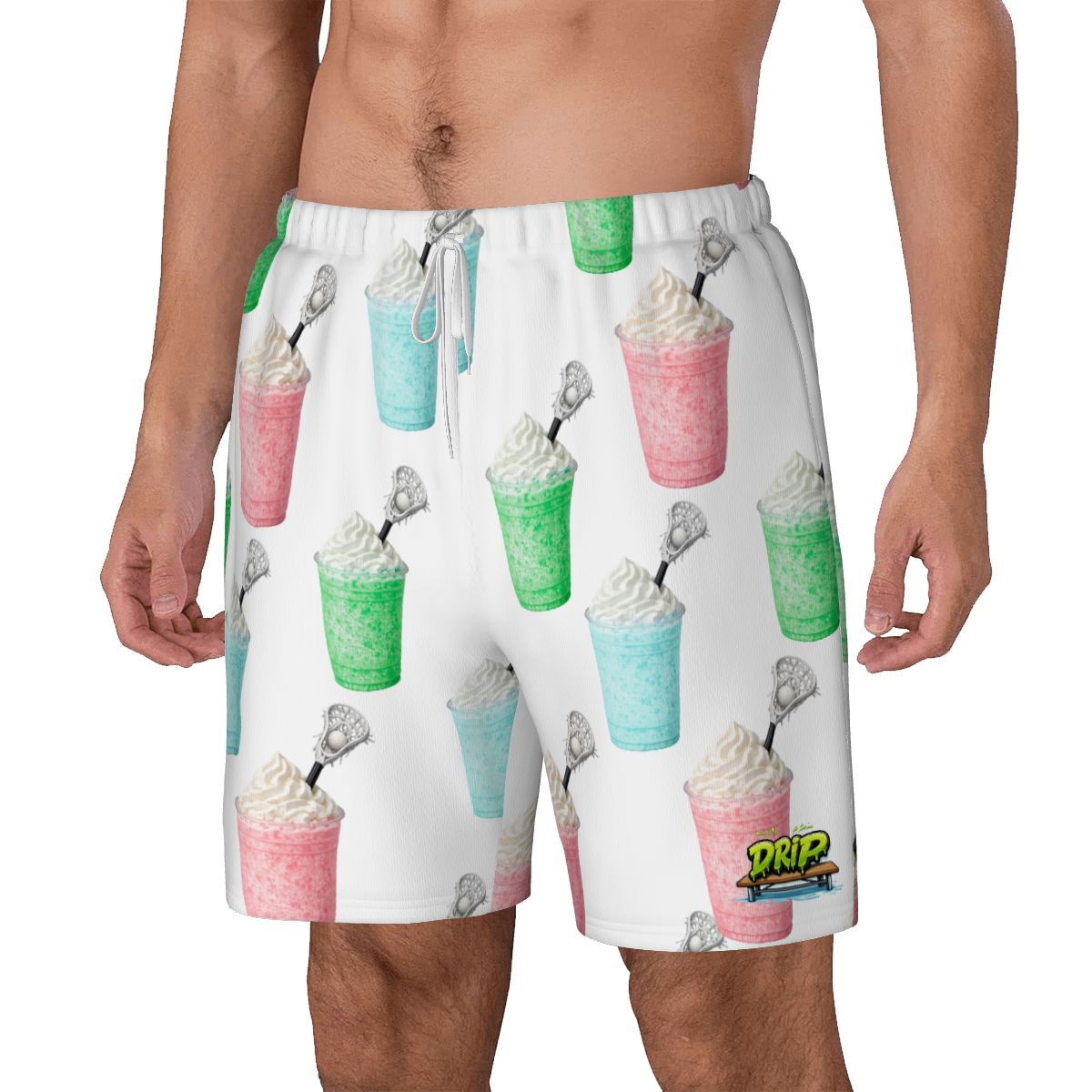 W2W Pro Mesh Hybrid Shorts - Ice Cream Lacrosse White