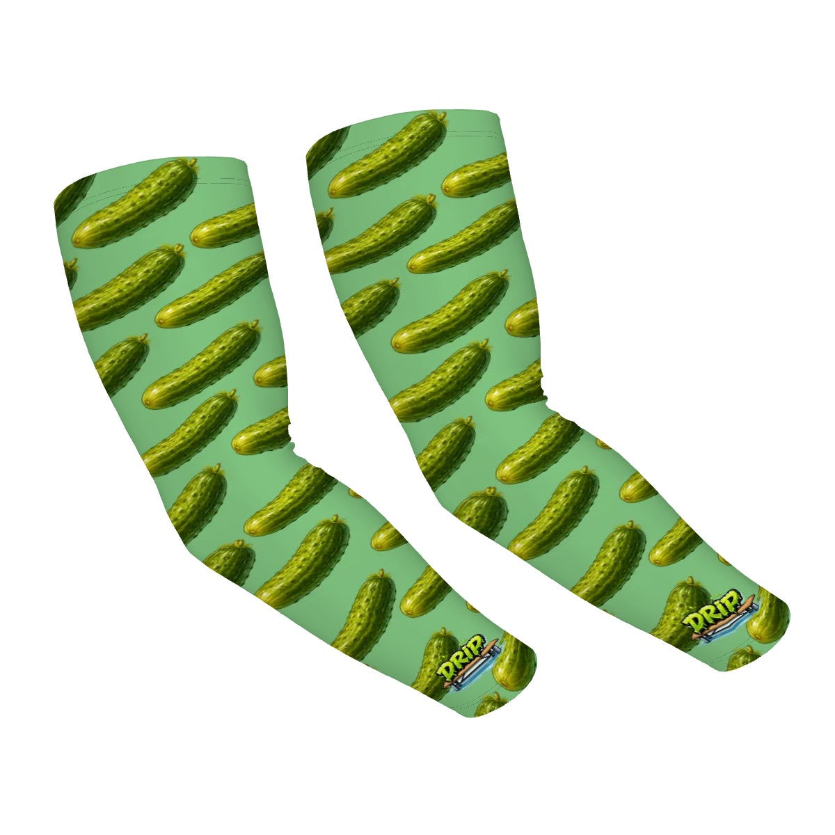 Sunscreen Cooling Arm Sleeves for Adults Pickled Green