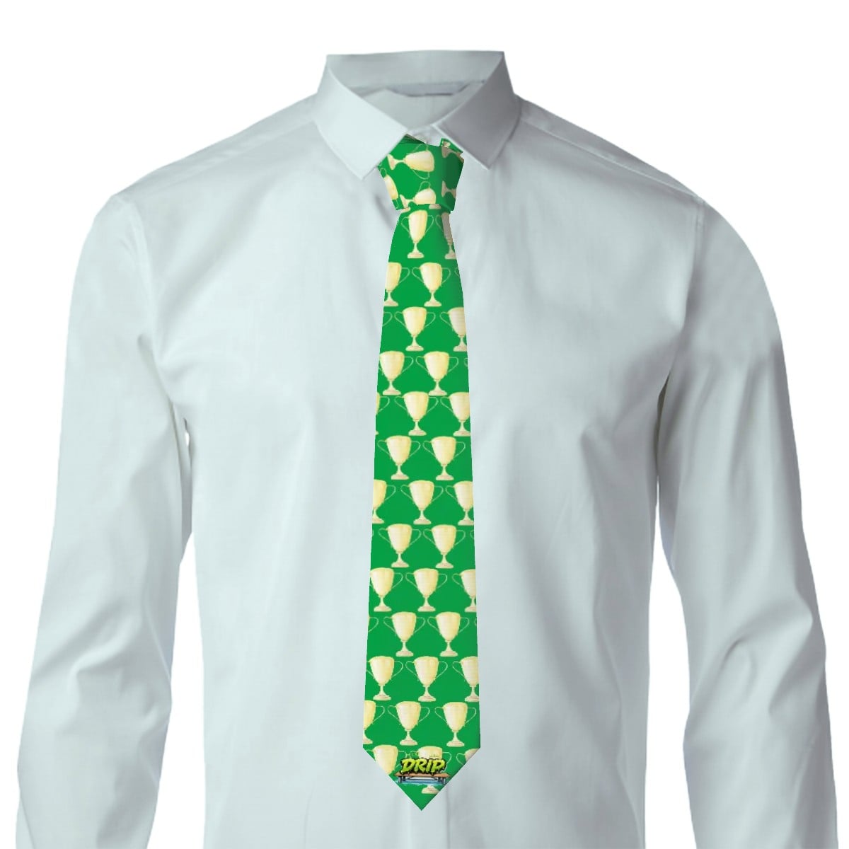 Game Day Tie - Trophies Classic Green