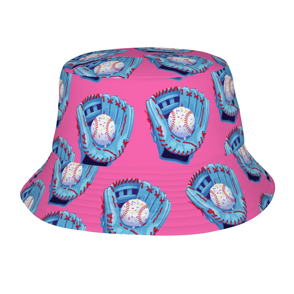Drip Bucket Hat - Baseball Sprinkles Drip Hot Pink