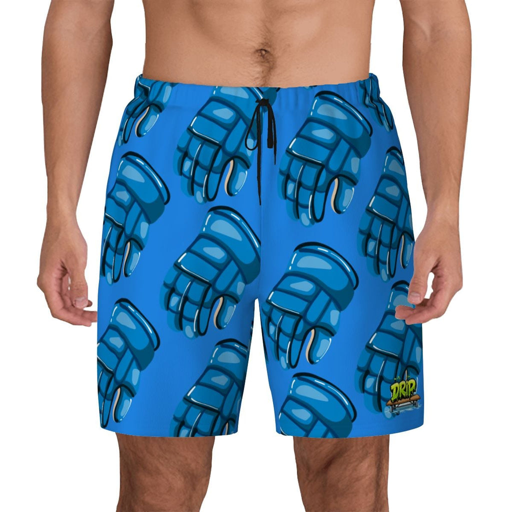 W2W Pro Mesh Hybrid Shorts - Blue Hockey Gloves Dark Blue