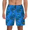 W2W Pro Mesh Hybrid Shorts - Blue Hockey Gloves Dark Blue