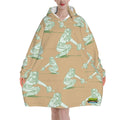 Adult Blanket Sweatshirt - Baseball Catcher Beige