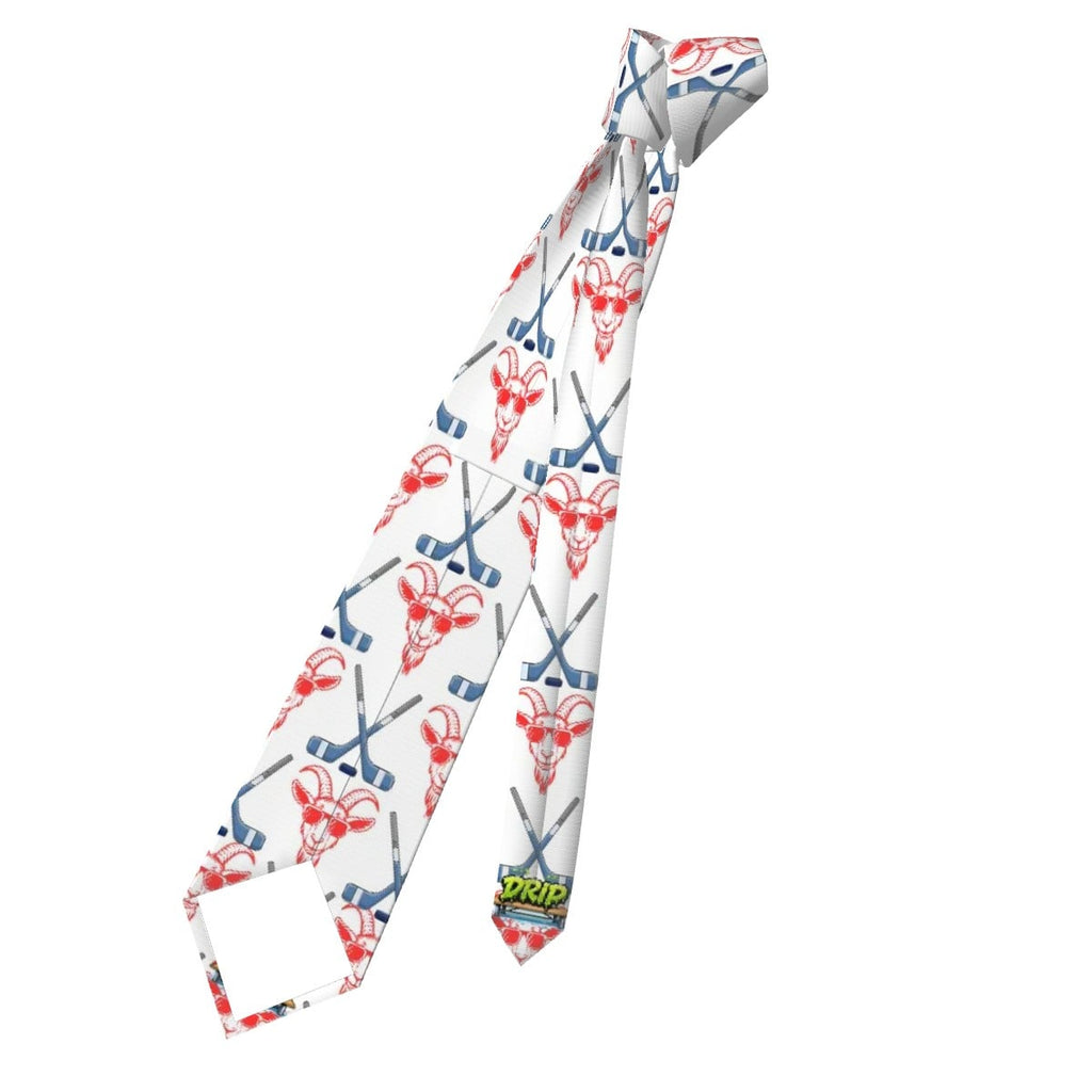 Game Day Tie - Hockey Goated White