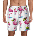 W2W Pro Mesh Hybrid Shorts - Pickle Flamingo White