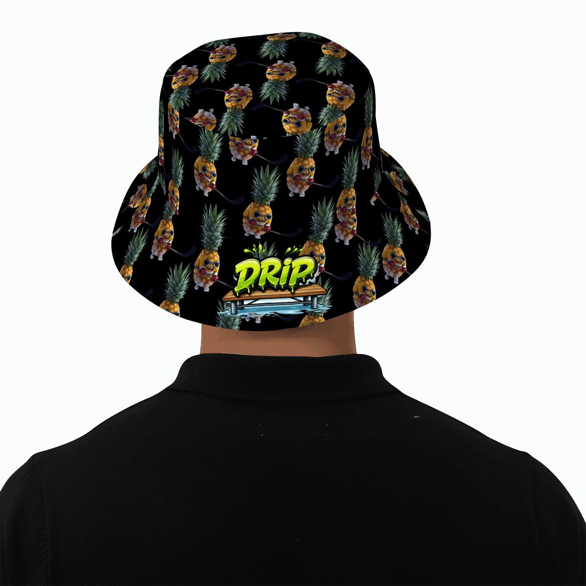 Drip Bucket Hat - Piney Snipe Black