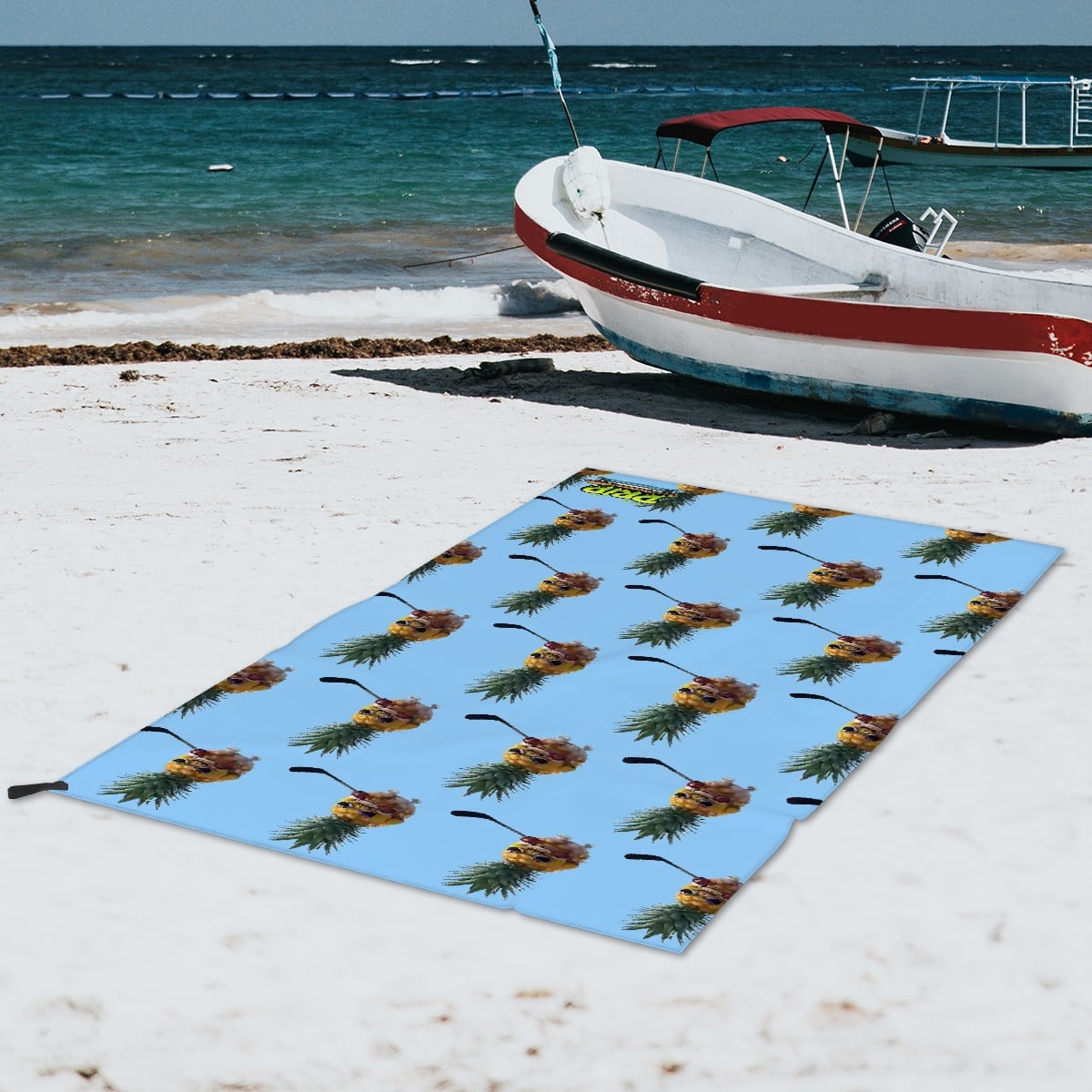 Drip Towel - Piney Snipes Blue