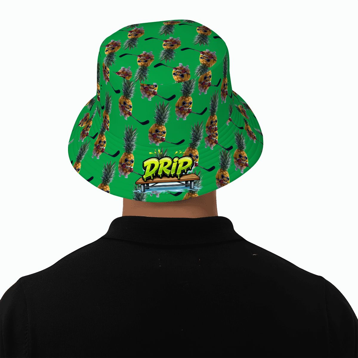 Drip Bucket Hat - Piney Snipe Classic Green