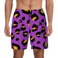 W2W Pro Mesh Hybrid Shorts - Drip Bench Leopard Purple