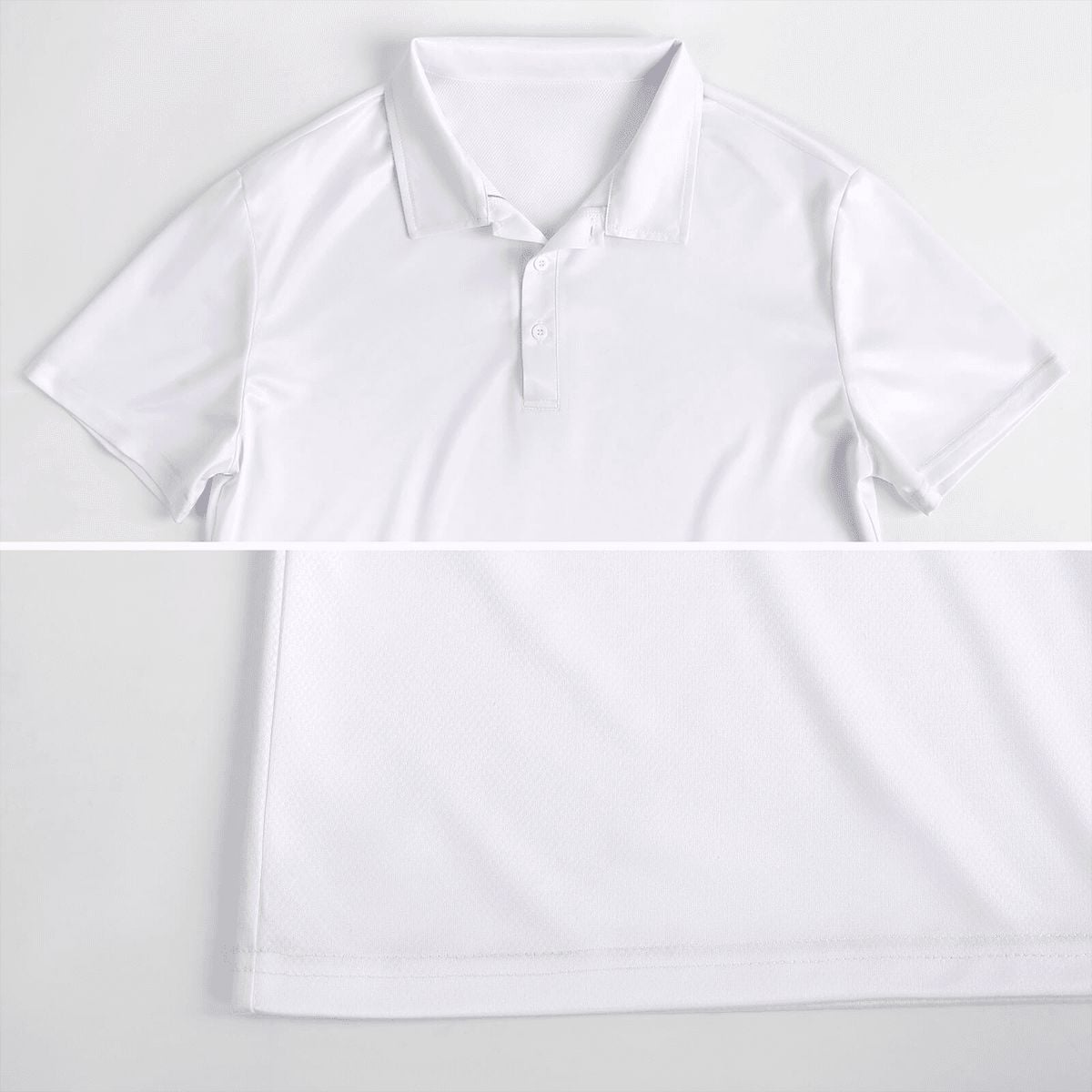 Uncle Golf Shirt - Hole Flag Sketch White