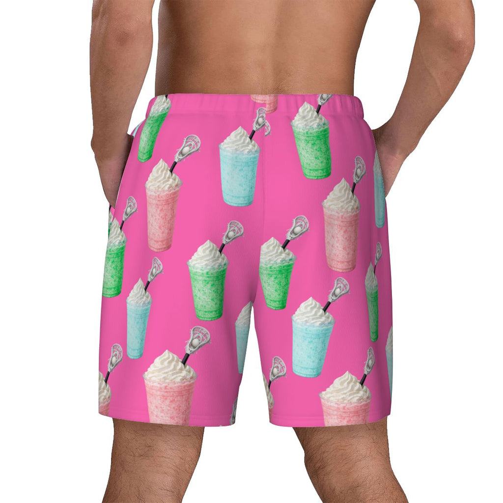 W2W Pro Mesh Hybrid Shorts - Ice Cream Lacrosse Hot Pink