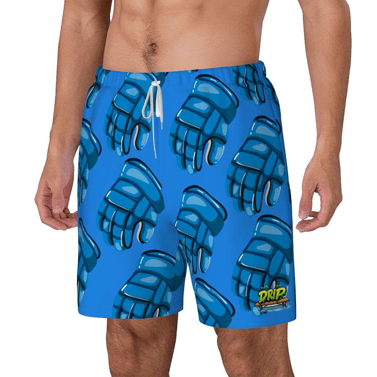 W2W Pro Mesh Hybrid Shorts - Blue Hockey Gloves Dark Blue