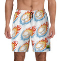 W2W Pro Mesh Hybrid Shorts - Flamin Hockey Pucks White