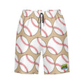 Men/Teen Swim Shorts - Classic Baseball Tan
