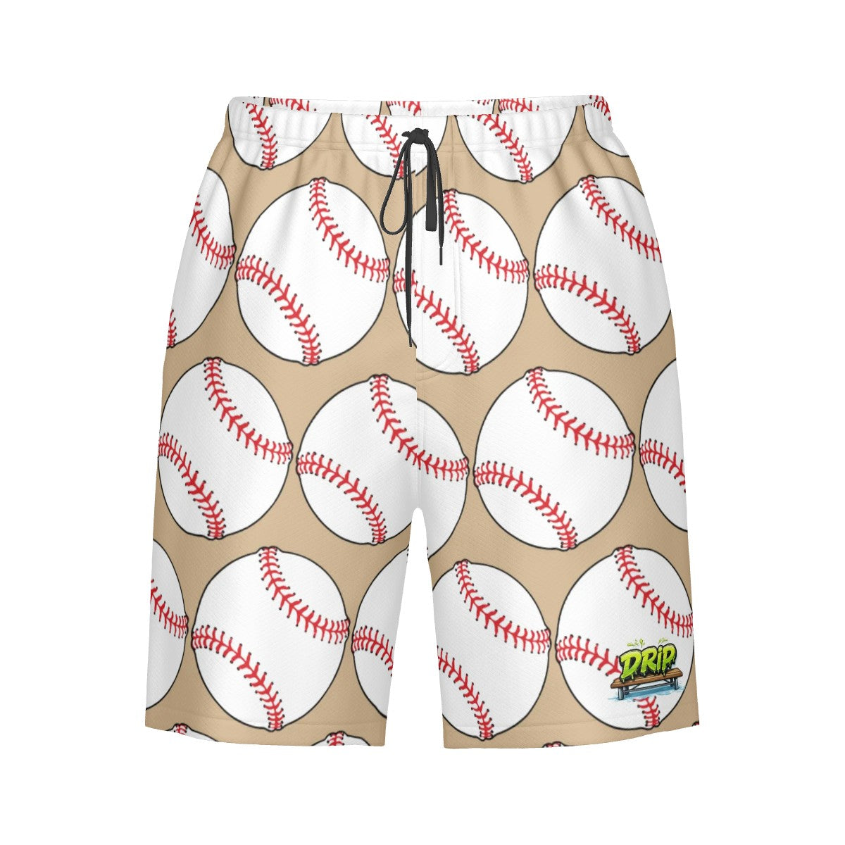Men/Teen Swim Shorts - Classic Baseball Tan