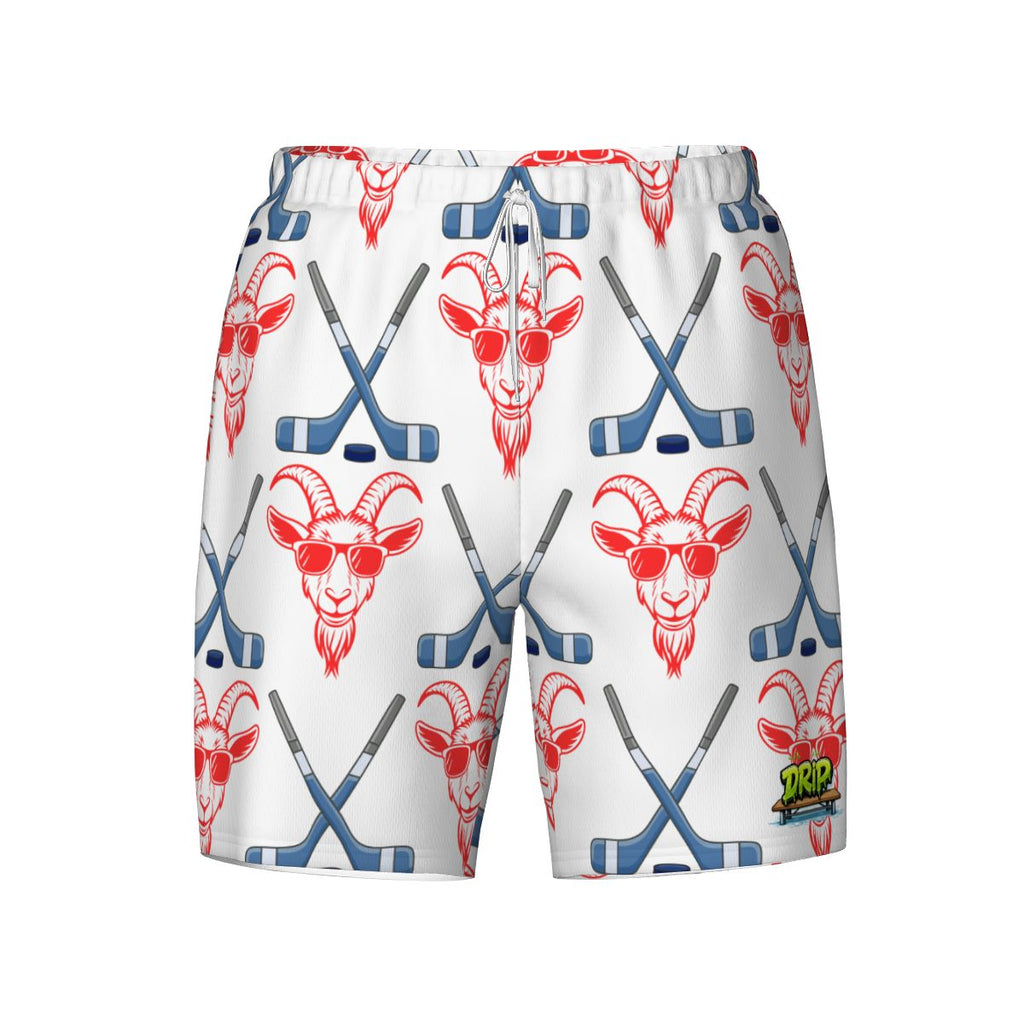 W2W Pro Mesh Hybrid Shorts - Goated Hockey White