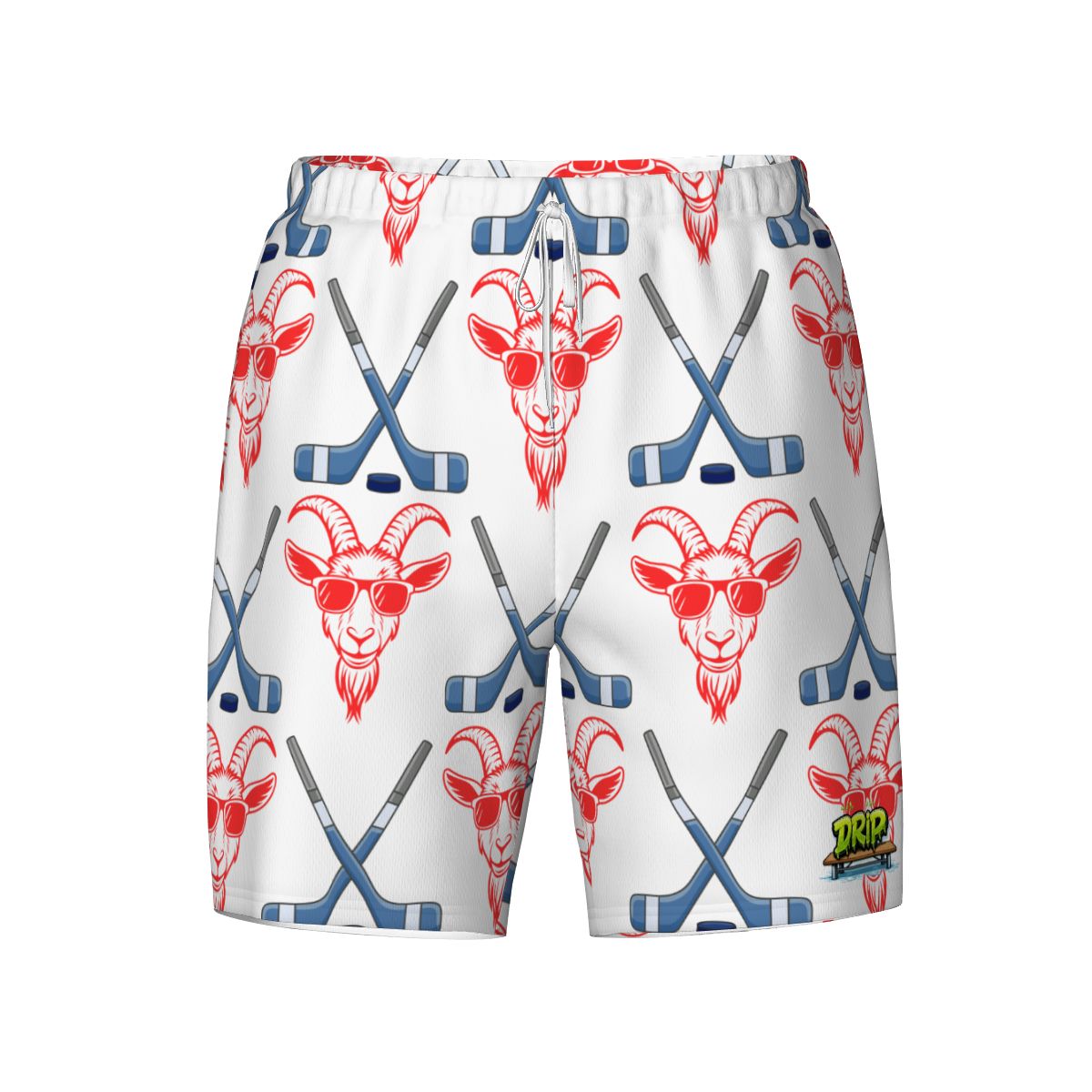 W2W Pro Mesh Hybrid Shorts - Goated Hockey White
