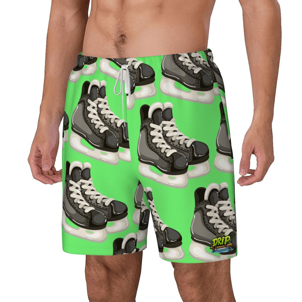 W2W Pro Mesh Hybrid Shorts - Hockey Skates Hot Green