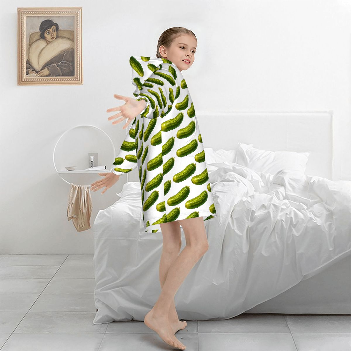 Youth Blanket Sweatshirt - Pickled White