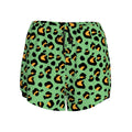 Drip Bench Women's Shorts - Leopard Green