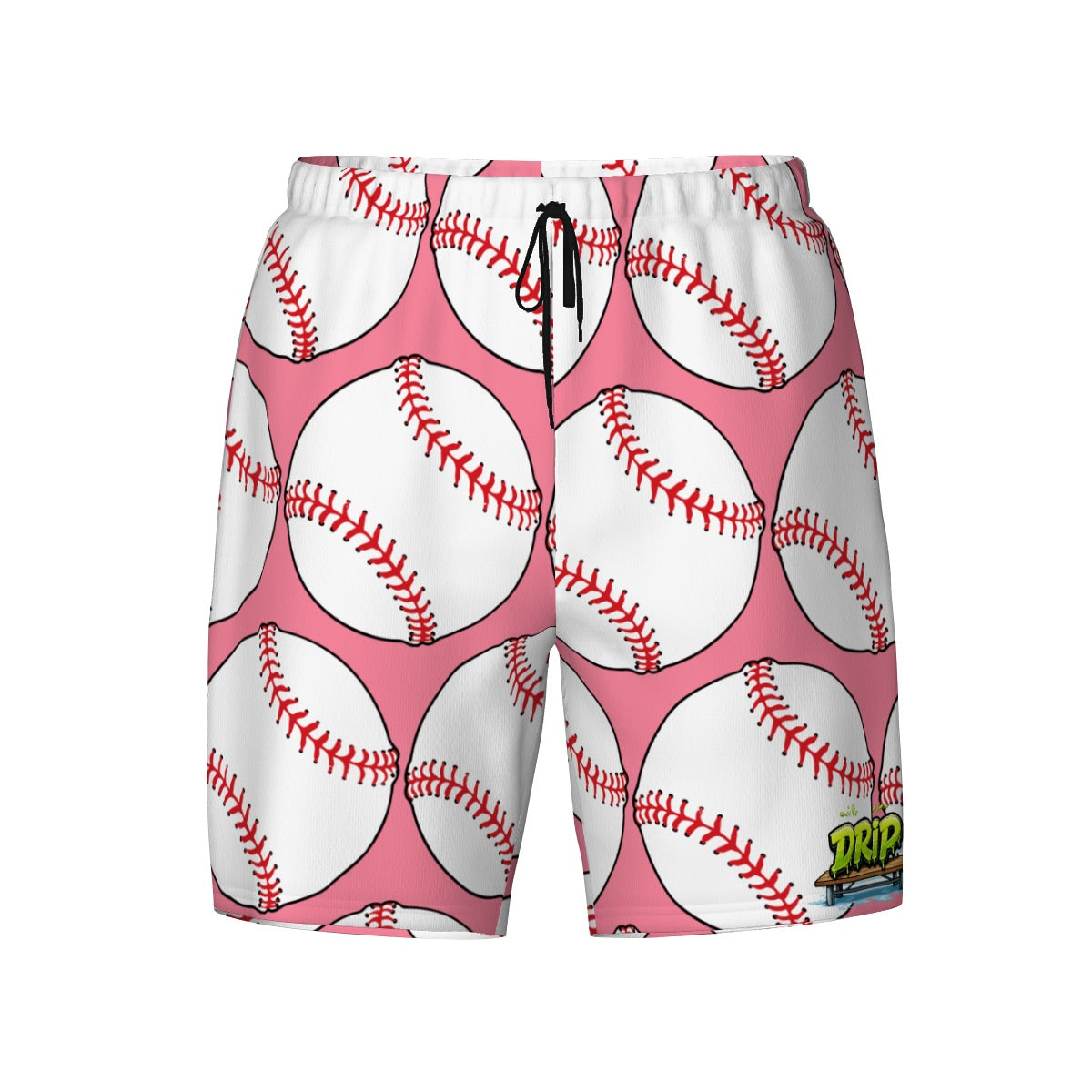 W2W Pro Mesh Hybrid Shorts - Baseballs Classic Pink