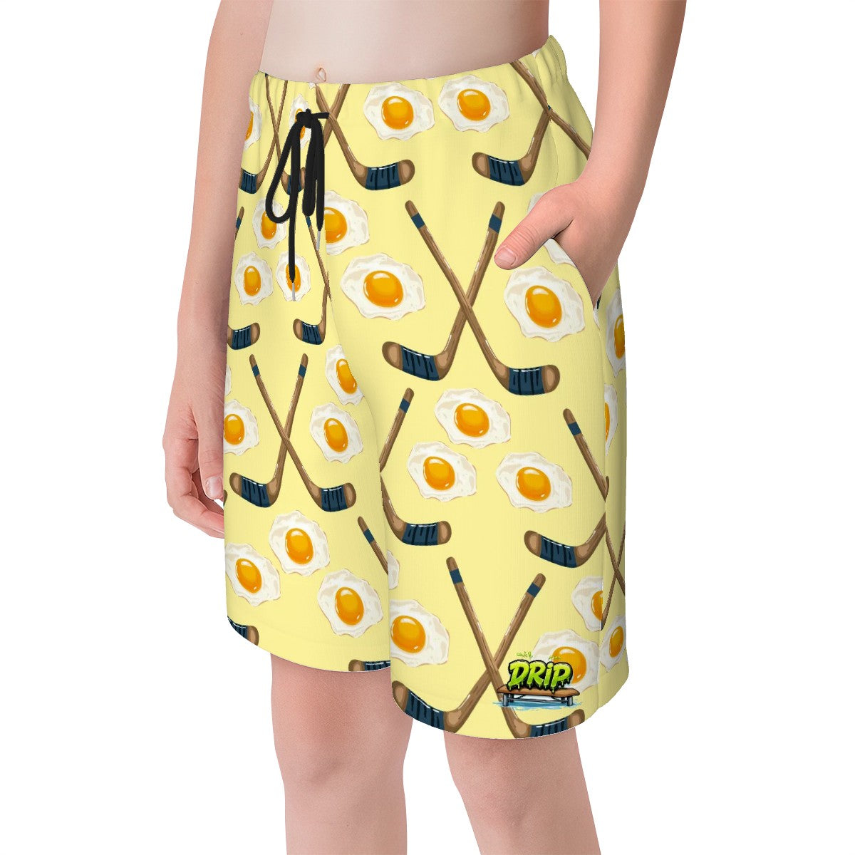 Youth Swim Shorts - Sunnyside Snipes Yellow
