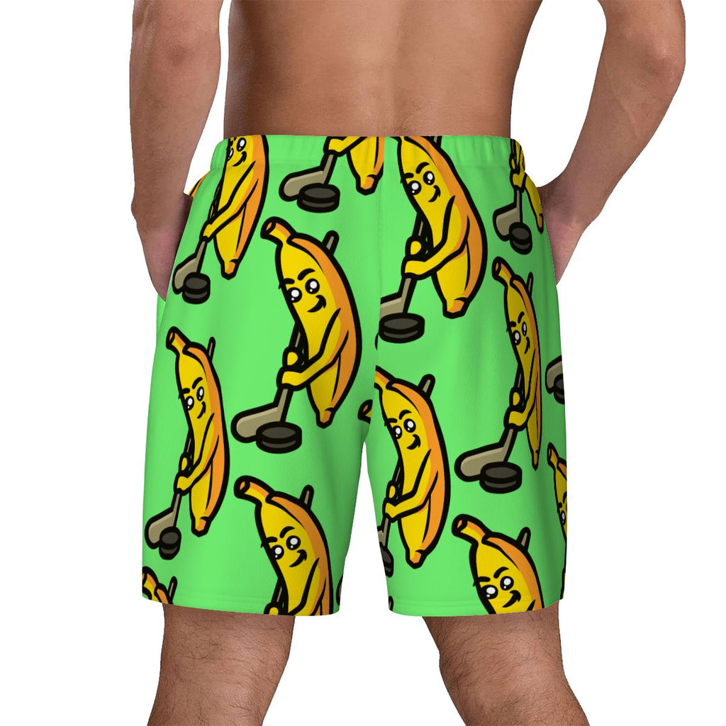 W2W Pro Mesh Hybrid Shorts - Bananas for Hockey Hot Green