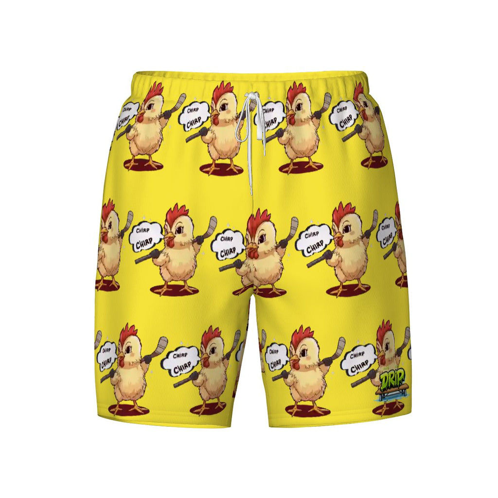 W2W Pro Mesh Hybrid Shorts - Hockey Chirp Chirp Yellow