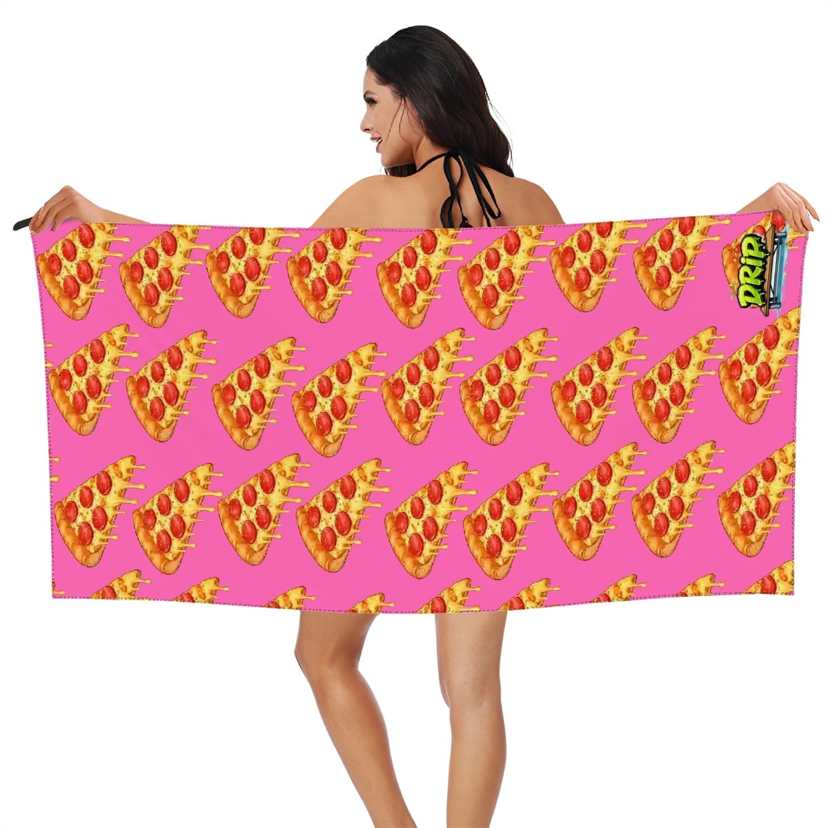 Drip Towel - Pizza Pink